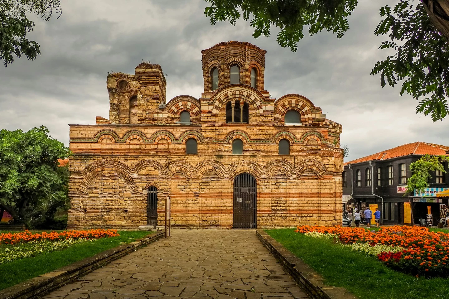 Die byzantinische Pantokrator-Kirche in der Altstadt von Nessebar
